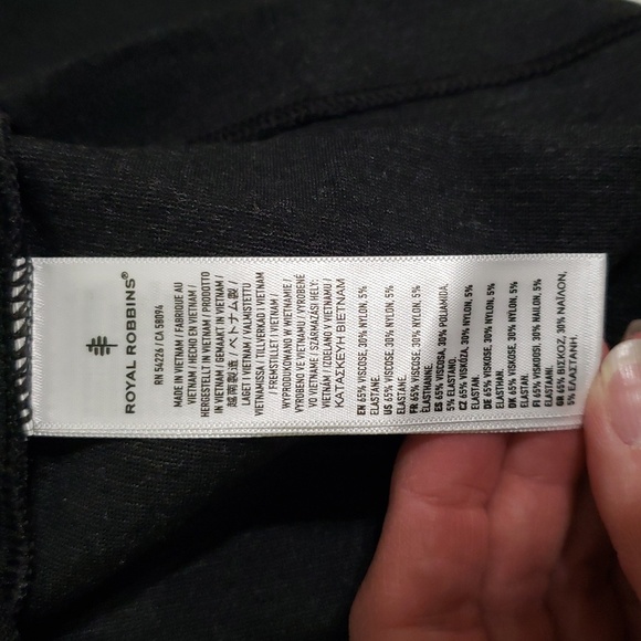 Royal Robbins Geneva Ponte Dress Medium Gray Pocket Active Outdoor Travel Comfy - Picture 15 of 16